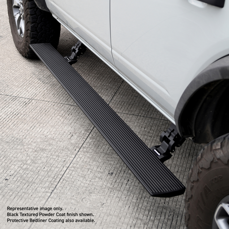 Toyota Tacoma Running Boards - Go Rhino - VoltStep Electric - Textured Black - `24-`27